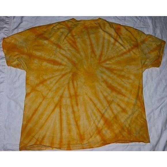 Studiohouse Designs THE SHINING Yellow Tie Dye T-Shirt Men's Size 3XL RARE - Picture 4 of 4